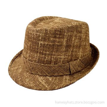 New Style Fashionable Sinamay Straw Hat with Self Band